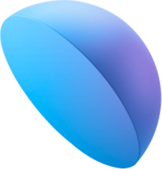 Forme sphere bleu